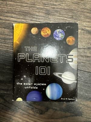 Planets 101: The Solar System Unfolds by Brad M. Epstein (English) Board Book Bo - Image 1
