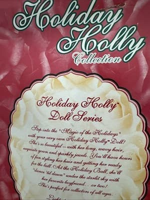 Vintage Holiday Holly 1998 Stunning Maroon Dress African American New - Thumbnail 5