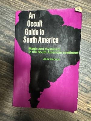 An Occult Guide To South America John Wilcock 1976 Magic And Mysticism - Image 1