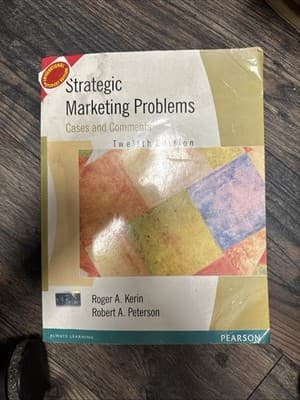 *FAST SHIP* - Strategic Marketing Problems: Cases An, 12E by Robert Pet - Image 1