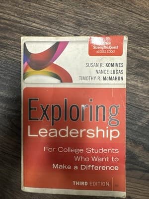 Exploring Leadership For College Students Who Want to Make a Difference 3rd Ed - Image 1