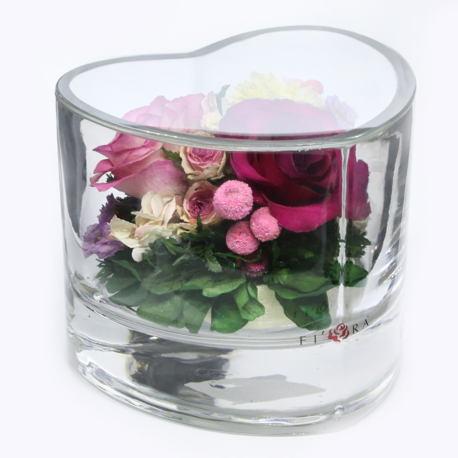 Fiora Flower Preserved Roses in Glass Vase – Real Roses Last 5 Years - Thumbnail 3