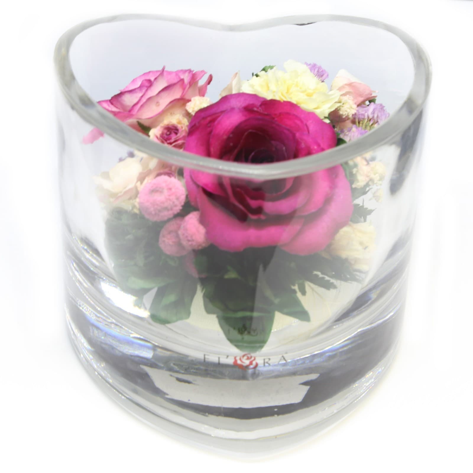 Fiora Flower Preserved Roses in Glass Vase – Real Roses Last 5 Years - Thumbnail 4
