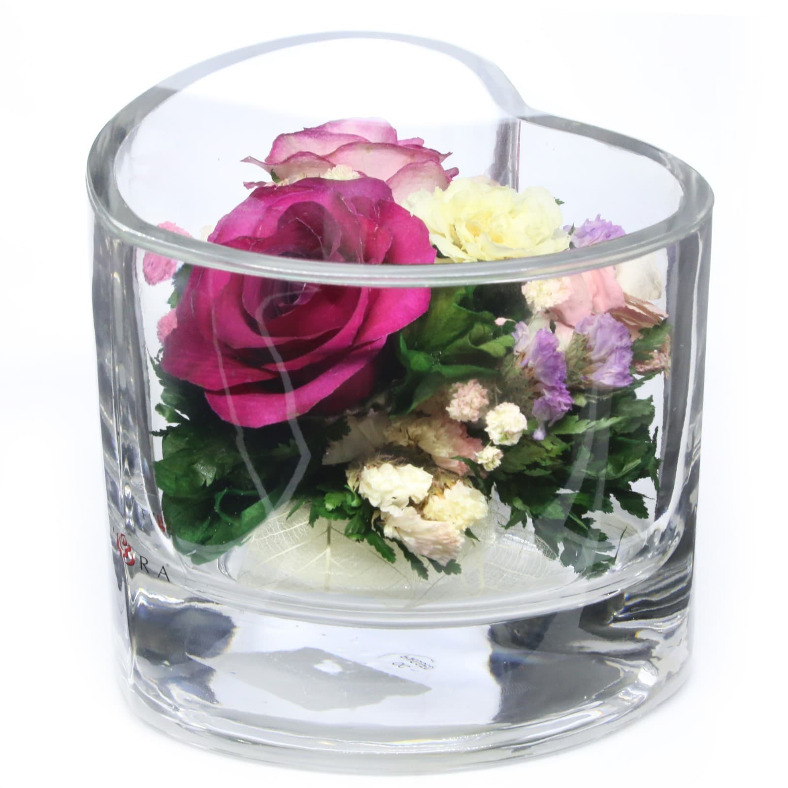 Fiora Flower Preserved Roses in Glass Vase – Real Roses Last 5 Years - Thumbnail 2