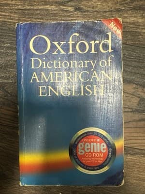 OXFORD DICTIONARY OF AMERICAN ENGLISH FOR LEARNERS (BOOK & By Oxford University - Image 1