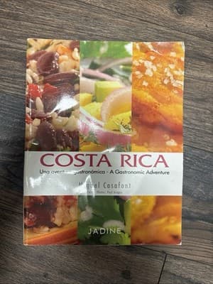 Costa Rican Bilingual Cookbook GASTRONOMIC ADVENTURE Chef Miguel Casafont - Image 1
