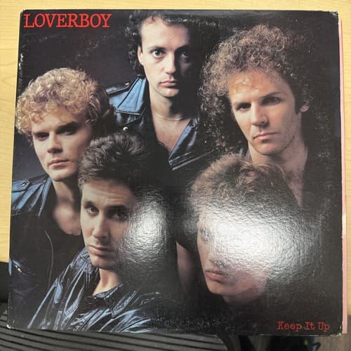 Loverboy - Keep It Up LP Vinyl Record 1983 with Lyric Sheet EX Condition - Image 1