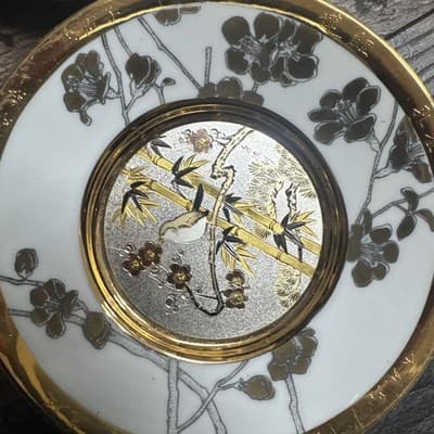 Eternal Wishes of Good Fortune Chokin Plates Collection Of 10 By Hamilton - Thumbnail 9