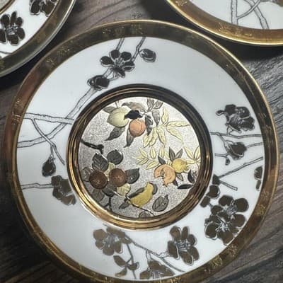 Eternal Wishes of Good Fortune Chokin Plates Collection Of 10 By Hamilton - Thumbnail 11