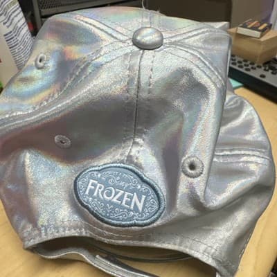 Disney Parks Frozen Olaf Iridescent Hat Cap Adjustable Youth Size 55 CM - Thumbnail 2