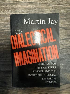 Martin Jay The Dialectical Imagination (Paperback) - Image 1