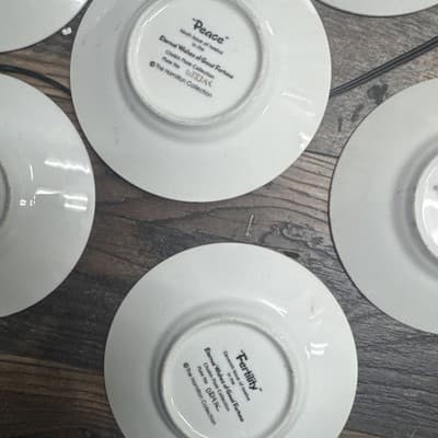 Eternal Wishes of Good Fortune Chokin Plates Collection Of 10 By Hamilton - Thumbnail 16