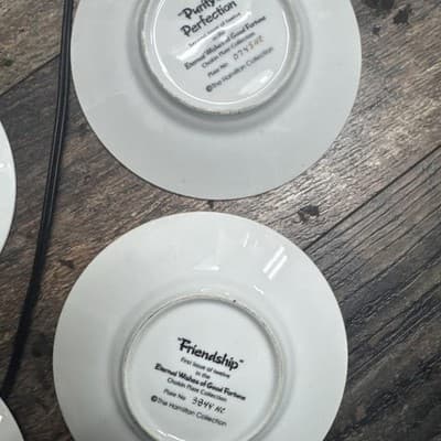 Eternal Wishes of Good Fortune Chokin Plates Collection Of 10 By Hamilton - Thumbnail 14