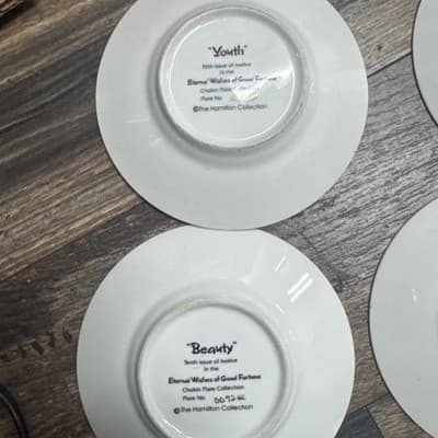 Eternal Wishes of Good Fortune Chokin Plates Collection Of 10 By Hamilton - Thumbnail 12