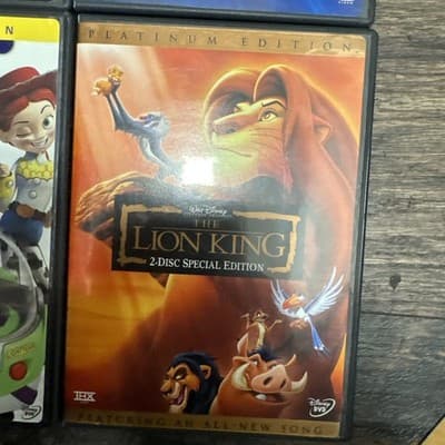 Disney & Pixar DVD Bundle (4 Classic Titles – Mostly 2-Disc Editions Lions Kind - Thumbnail 4
