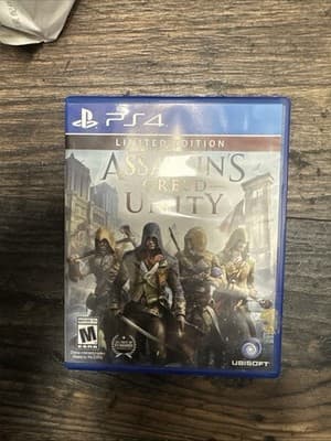 PS4 PlayStation 4 Assassin's Creed Unity Limited Edition (2014) Used Manual. - Image 1