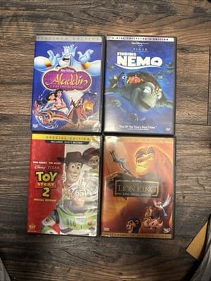 Disney & Pixar DVD Bundle (4 Classic Titles – Mostly 2-Disc Editions Lions Kind - Image 1