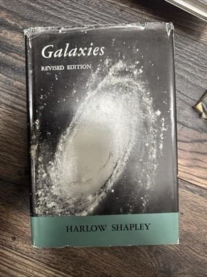 Galaxies by Harlow Shapley 1961 Revised Edition HC DJ Astronomy Photos Harvard - Thumbnail 2