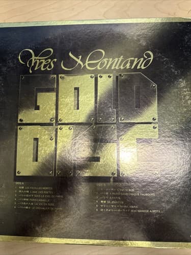 Yves Montand - Gold Disc (Le Paris D Yves Montand) / Mint Japan OBI - Thumbnail 5