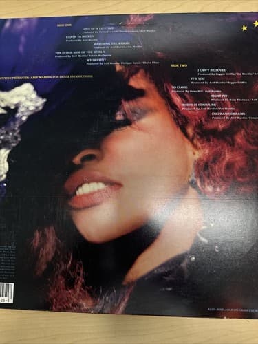 Chaka Khan LP Destiny 1986 Warner Record 12” 33rpm Vinyl - Thumbnail 2