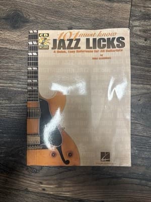 101 Must-Know Jazz Licks A Quick, Easy Reference for All Guitarists With CD! - Image 1