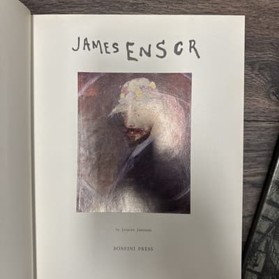 EASTON PRESS - James Enscr, Jacques Janssens 1986 - Leather Cover Collector's Ed - Thumbnail 2