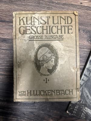 1926 | KUNST UND GESCHICHTE von H Luckenbach German book Hardcover - Image 1