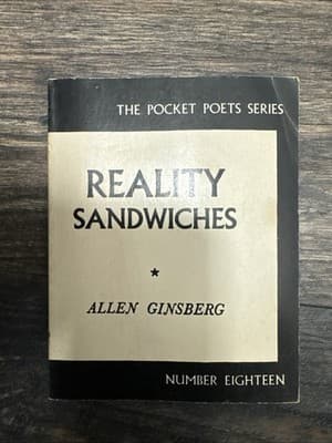 COLLECTED POEMS, Allen Ginsberg / Reality Sandwiches 1953 60 dated 1963 - Image 1