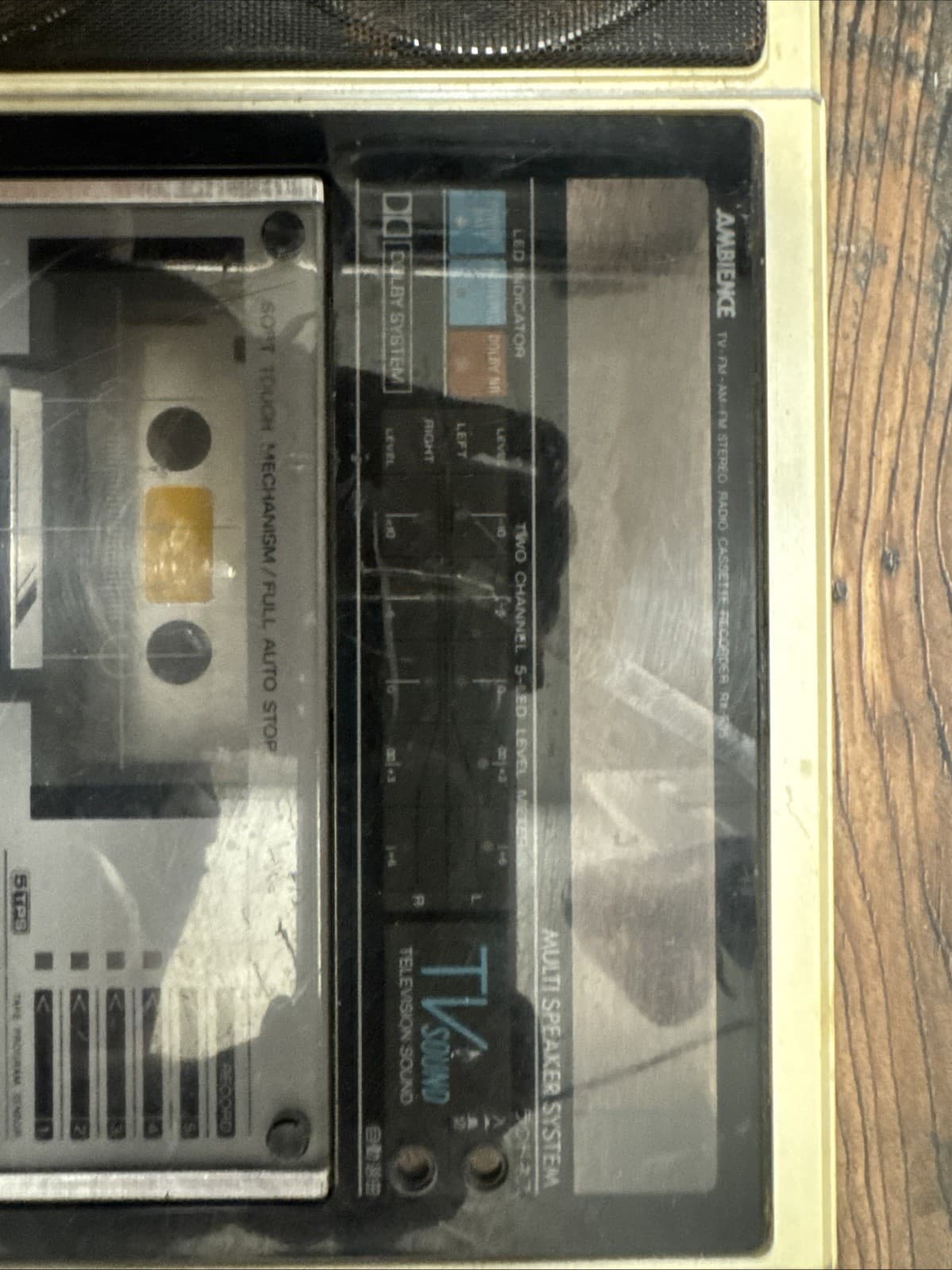PANASONIC RX-F35 BOOMBOX Front Panel , For Parts - Thumbnail 3