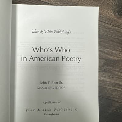 Who's Who In American Poetry 2014 Vol 3 - Thumbnail 2