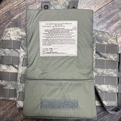 PLATE CARRIER ENHANCED SIDE OUTERSHELL NSN 8470-01-536-9284 7.62 Mm APM2 Protect - Thumbnail 4