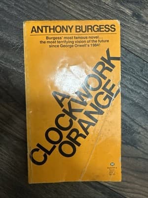 Clockwork Orange The Movie Edition Anthony Burgess Stanley Kubrick blurb Poster - Image 1