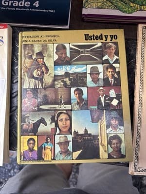 Usted Y Yo Invitacion Al Espanol Hardcover Book-Zenia Sacks Da Silva - Image 1
