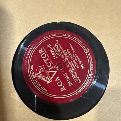 Mozart Symphony No 40, In Minor RCA Victor 12" 78 RPM Arturo Toscanini And NBC O - Thumbnail 4