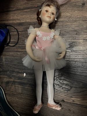 Vintage Danbury Mint "Sarah" 15 in Ballerina Doll by Susan Wakeen - - Image 1