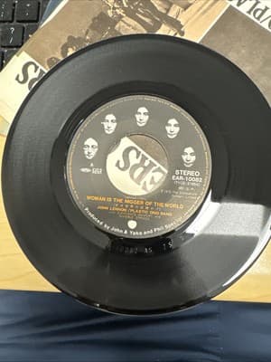Japanese press 7" Maybe First Press Limited Picture Sleeve JOHN LENNON - Thumbnail 4