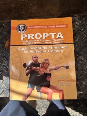 PROPTA Professional Personal Trainer Certification Course Manual: Basic... - Image 1