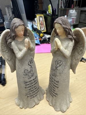 Angel God's Gift Figurine X2 - Thumbnail 2