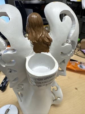 Angel Figurine Jaimy Candle Holder 2004 Beautiful WMG decoration - Thumbnail 3