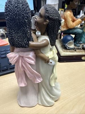STATUE OF 2 YOUNG GIRLS IN GOWNS ♡ WEDDING ♡ New - Thumbnail 3