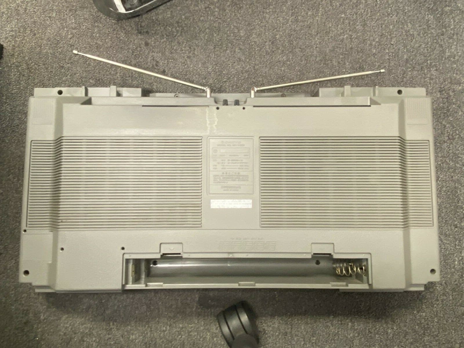 SANYO MR-X920 Boombox Radio Cassette Back Panel With 2 Antennas - Image 1