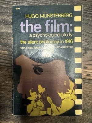Vintage The Film Hugo Münsterberg Psychological Study Silent Movie 1916 Softcove - Image 1