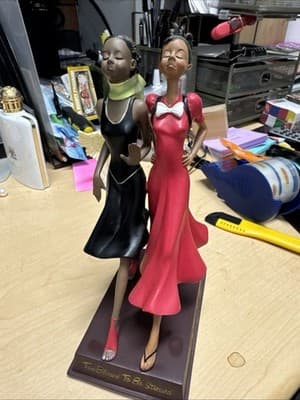 Too Blessed To Be Stressed FTB-03 By Dorothy Allen 2006 African American Figure - Image 1