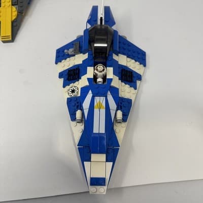 Lego Star Wars 8093 Plo Koon’s Starfigher w/ Minifigures - No Manual or Box - Image 1