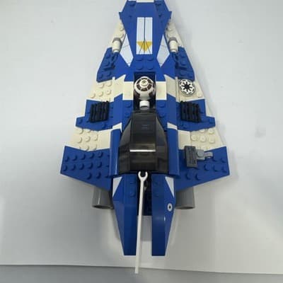 Lego Star Wars 8093 Plo Koon’s Starfigher w/ Minifigures - No Manual or Box - Thumbnail 2
