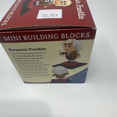 Benjamin Franklin Mini Building Blocks Souvenir 390 Pieces Age 7+ Revolution - Thumbnail 2