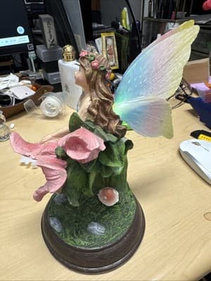 Faerie Glen Seamurmur Fairy Figurine With Fiber Optic Wings - Thumbnail 4