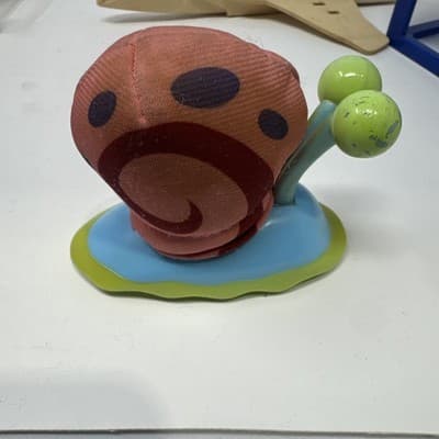 Burger King Spongebob Squarepants The Movie Gary The Snail Plush Racer Toy 2004 - Thumbnail 2