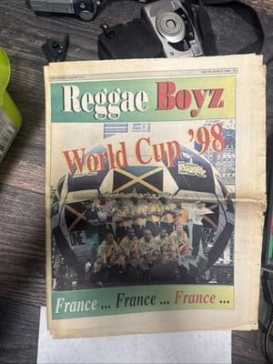 FIFA WORLD CUP FRANCE 1998 - Reggae Boyz Newspaper - Image 1