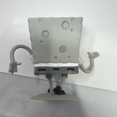 Spongebob Squarepants Culturepants SPONGEBOB OLD TIMEY 5" Figure Black And White - Thumbnail 3